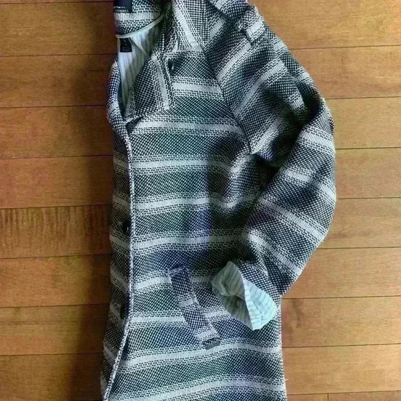 Scotch & Soda | Striped woven pea coat jacket size 2 - Picture 5 of 6